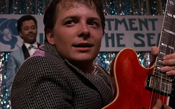 Michael J. Fox Marty McFly movie Back To The Future HD Desktop Wallpaper | Background Image