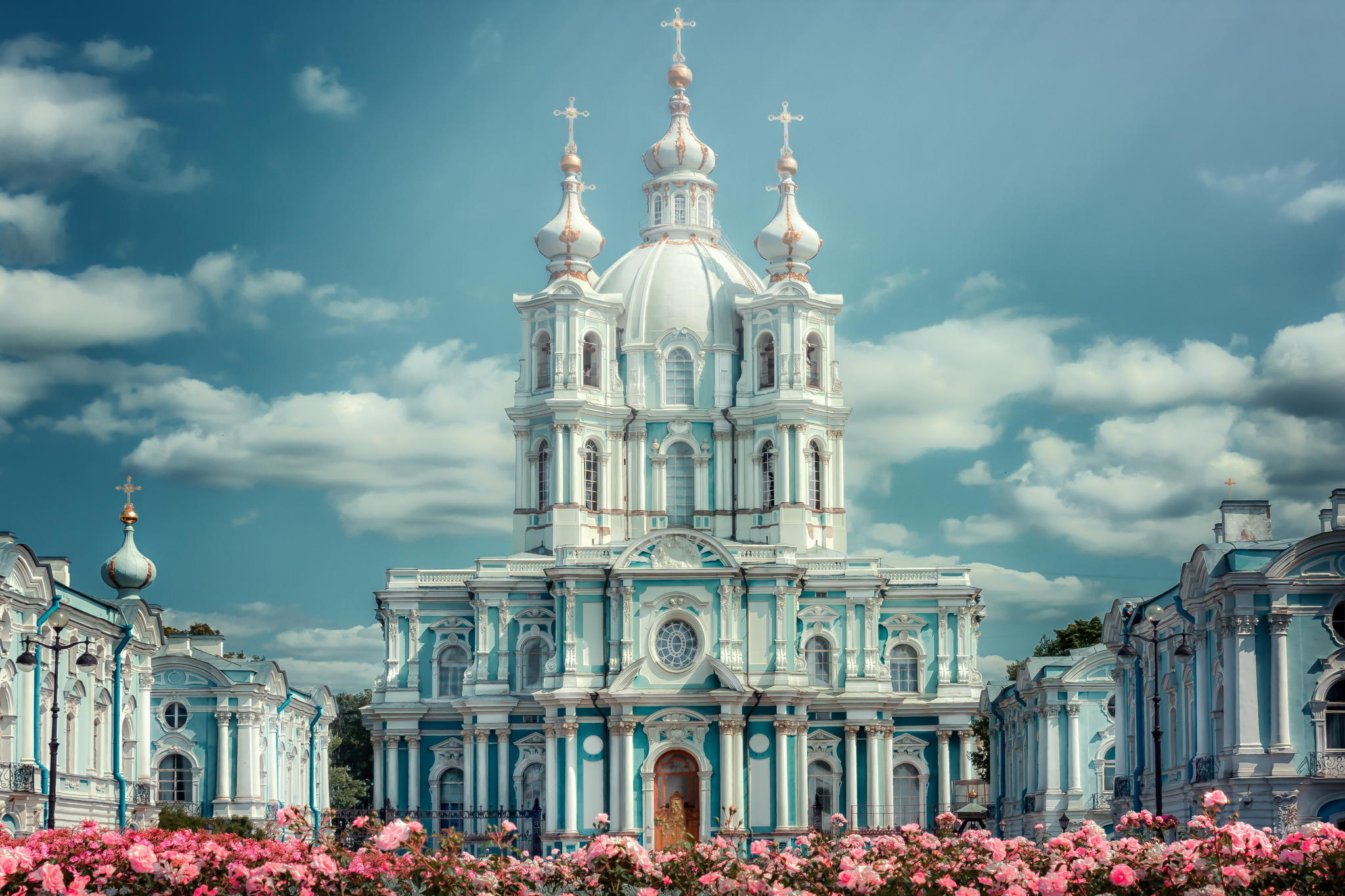 Smolny Convent in St. Petersburg, Russia by Andrew Vasiliev