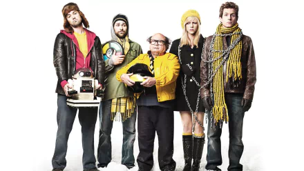 Mac (It's Always Sunny in Philadelphia) Rob McElhenney Frank Reynolds Danny DeVito Dee Reynolds Kaitlin Olson Dennis Reynolds Glenn Howerton Charlie Kelly Charlie Day TV Show It's Always Sunny In Philadelphia HD Desktop Wallpaper | Background Image