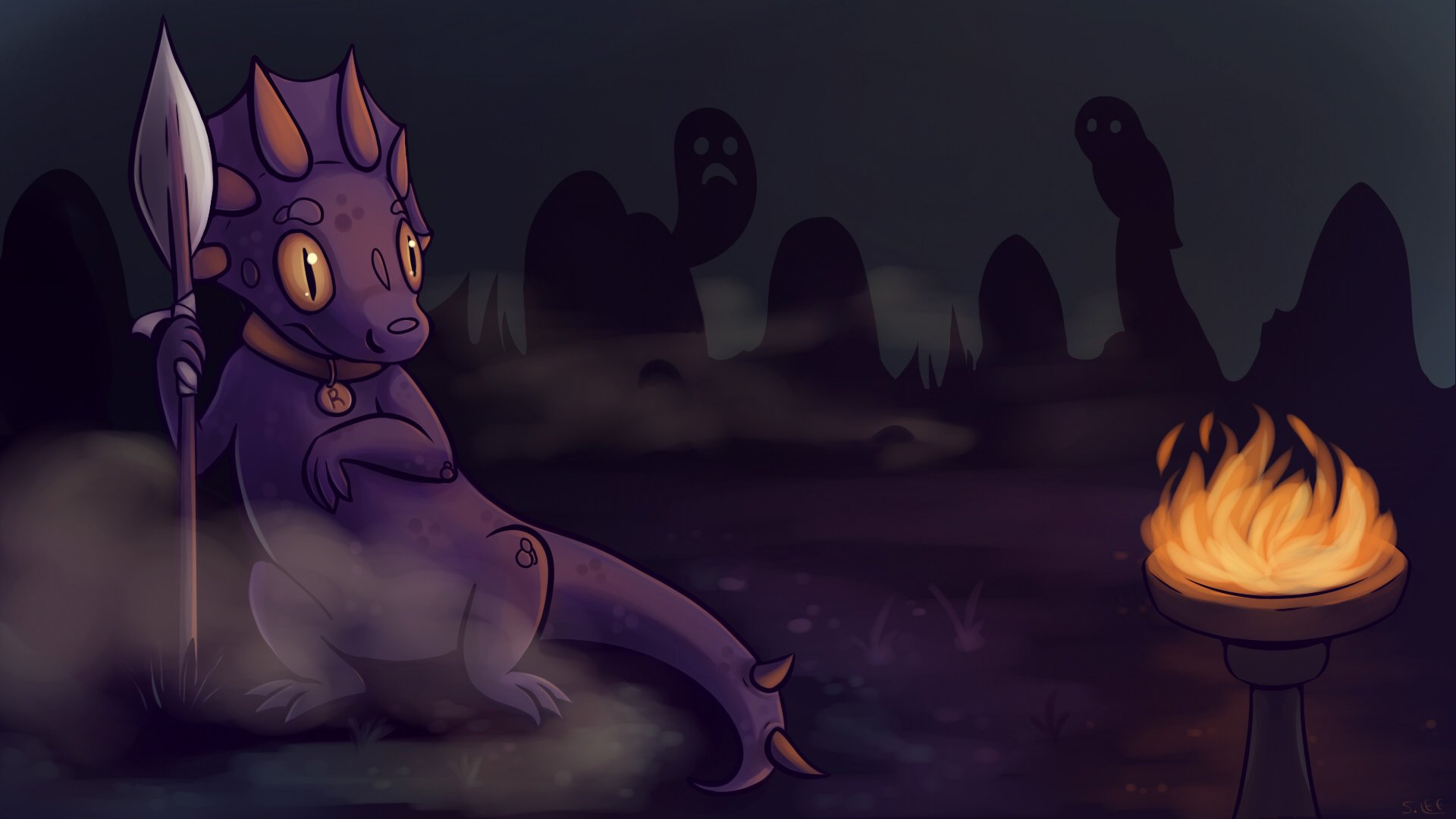 Download Video Game A Wizard's Lizard HD Wallpaper