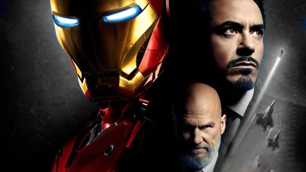 Obadiah Stane Jeff Bridges Robert Downey Jr. Tony Stark movie Iron Man HD Desktop Wallpaper | Background Image