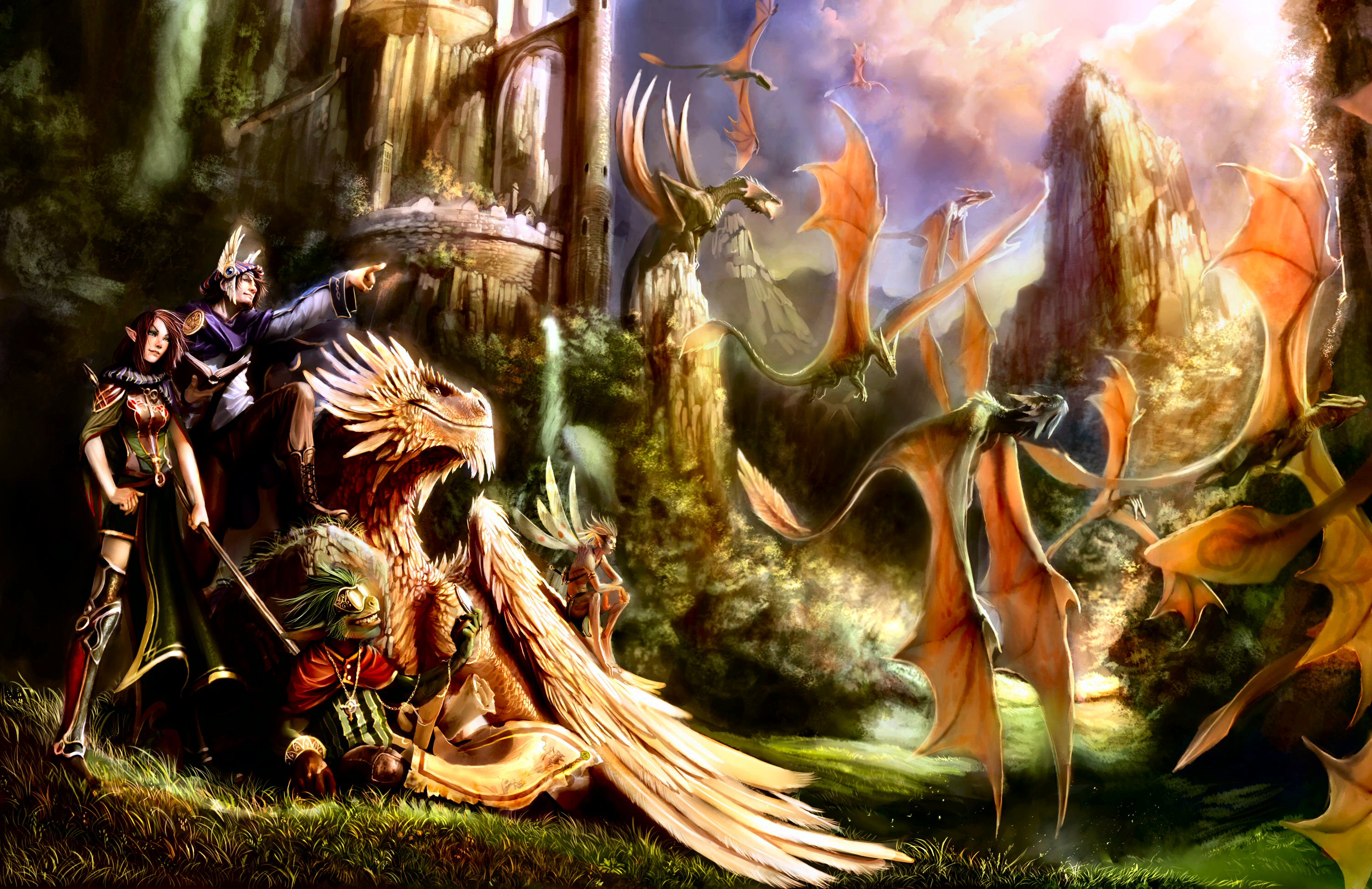 2100+ Fantasy Dragon HD Wallpapers and Backgrounds