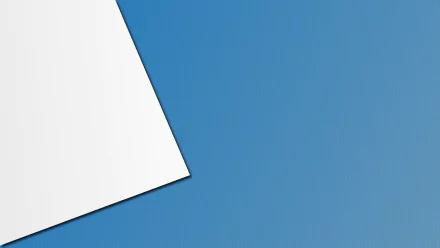 HD PC desktop wallpaper featuring a simple abstract design with a diagonal white shape overlaying a textured blue background.