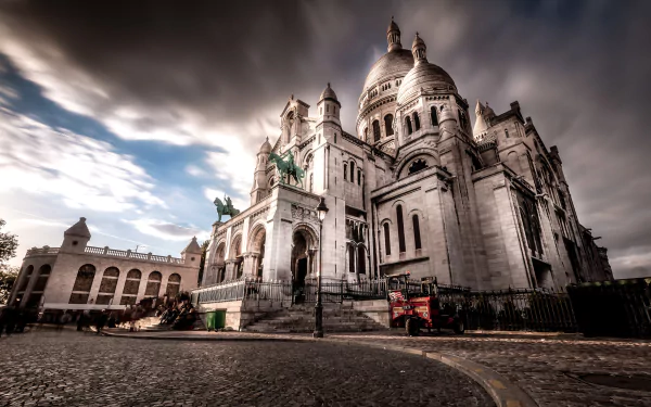 France Paris Basilica monument religious Sacré-Cœur HD Desktop Wallpaper | Background Image