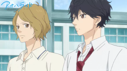 Aya Kominato Kou Mabuchi Anime Ao Haru Ride HD Desktop Wallpaper | Background Image