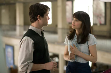 Zooey Deschanel Summer Finn Joseph Gordon-Levitt Tom Hansen movie 500 Days Of Summer HD Desktop Wallpaper | Background Image