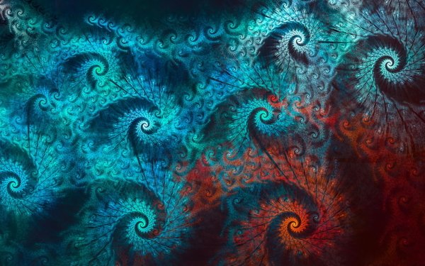 Abstract Shapes Blue Swirl HD Wallpaper | Background Image