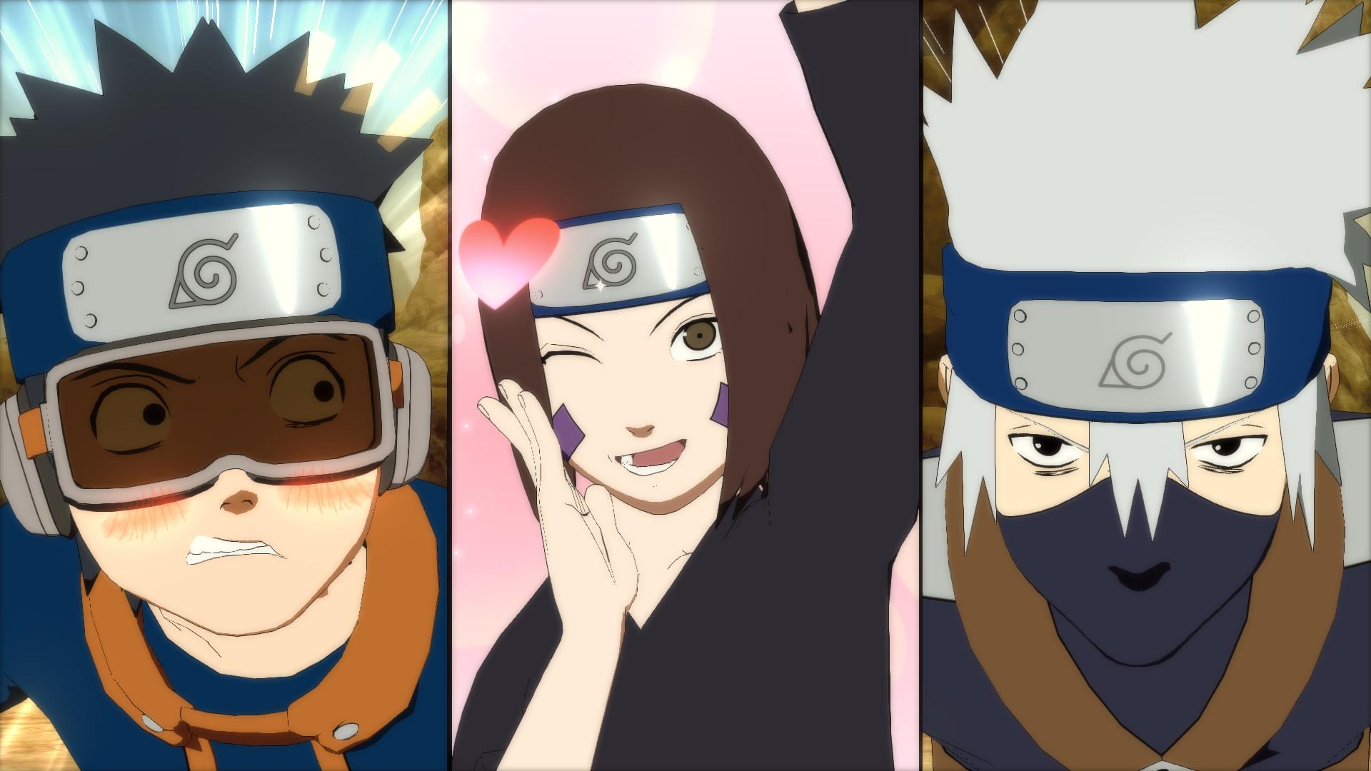 kakashi obito rin HD Wallpaper | Background Image ...