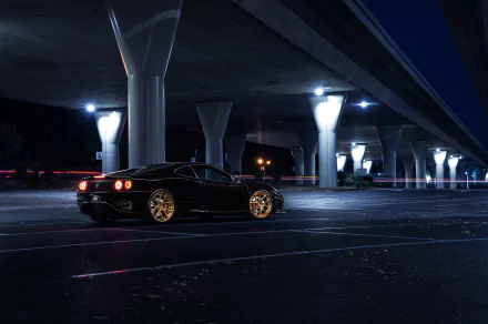 black car car supercar Ferrari vehicle Ferrari 360 Modena HD Desktop Wallpaper | Background Image