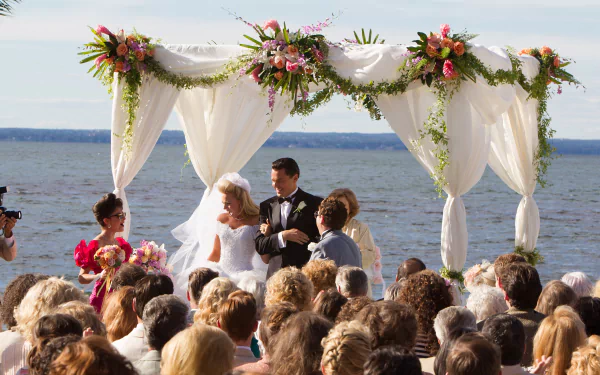 Margot Robbie Naomi Lapaglia Leonardo Dicaprio Jordan Belfort movie The Wolf of Wall Street HD Desktop Wallpaper | Background Image