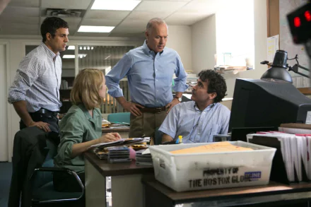 Brian d'Arcy James Matt Carroll Mark Ruffalo Michael Rezendes Michael Keaton Walter 'Robby' Robinson Rachel Mcadams Sacha Pfeiffer Spotlight (2015) movie HD Desktop Wallpaper | Background Image