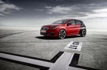Peugeot 308 GTI compact car car Peugeot vehicle Peugeot 308 HD Desktop Wallpaper | Background Image