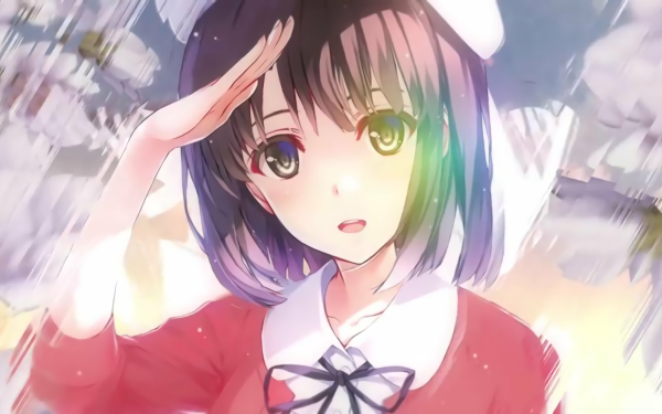 Anime Saekano: How to Raise a Boring Girlfriend Megumi Katō Short Hair Brown Hair Brown Eyes HD Wallpaper | Background Image