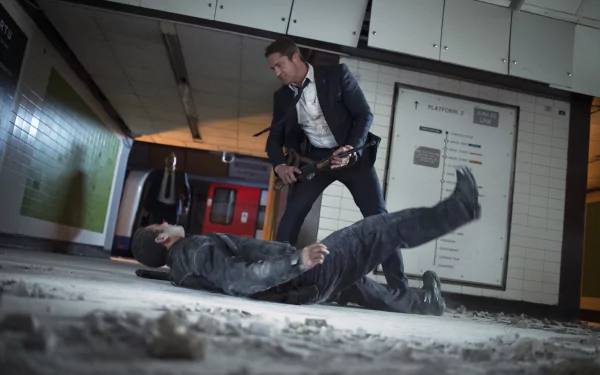 Gerard Butler Mike Banning movie London Has Fallen HD Desktop Wallpaper | Background Image