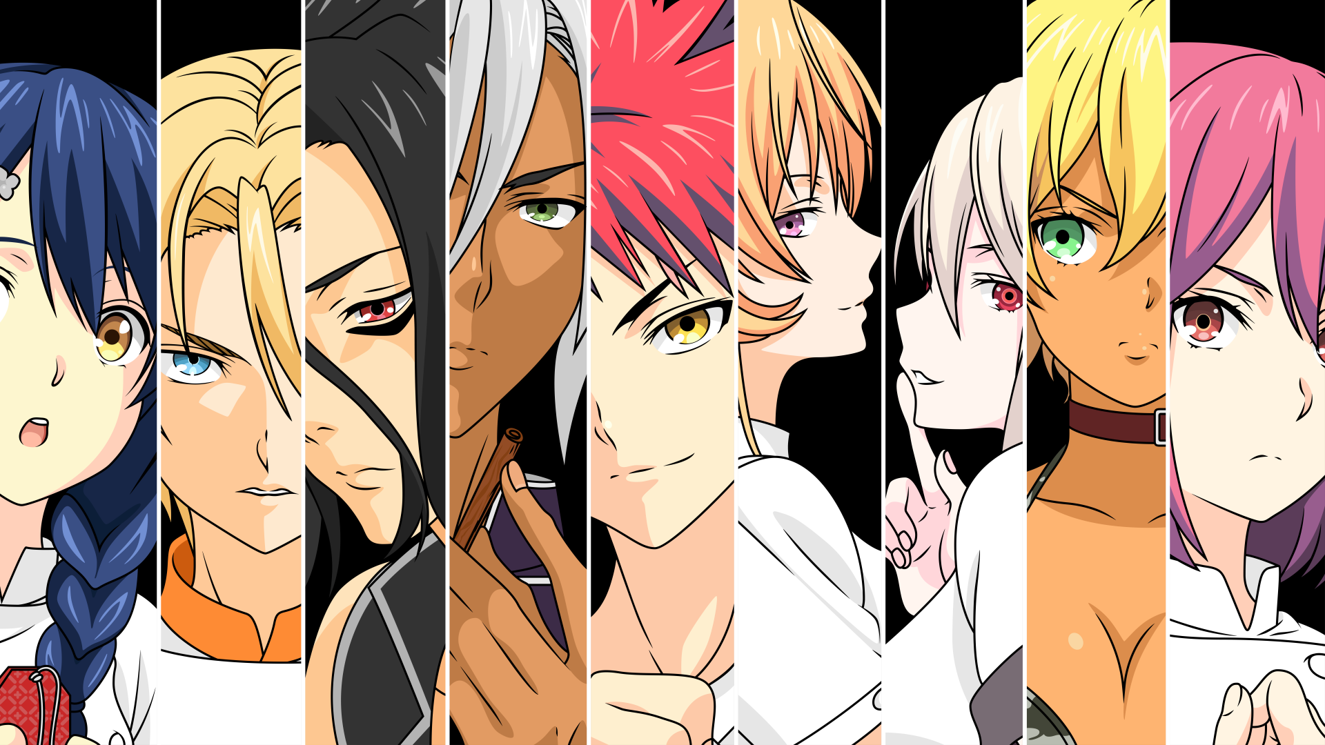 96 4k Ultra Hd Food Wars Shokugeki No Soma Wallpapers Background Images Wallpaper Abyss