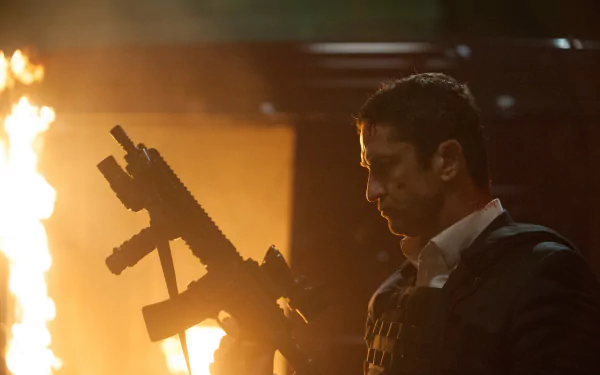 Gerard Butler Mike Banning movie London Has Fallen HD Desktop Wallpaper | Background Image