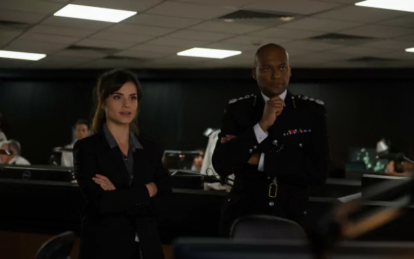 Colin Salmon Charlotte Riley movie London Has Fallen HD Desktop Wallpaper | Background Image