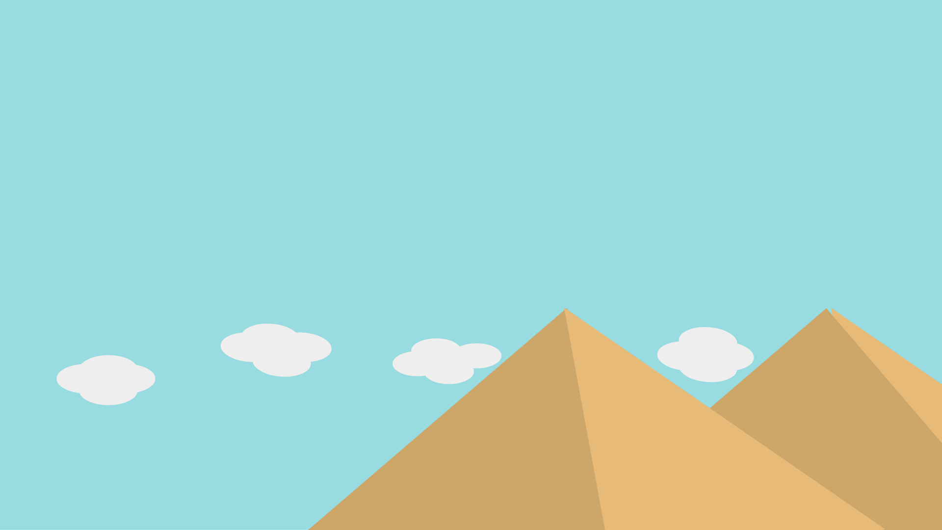 Minimalist Pyramid, HD wallpaper