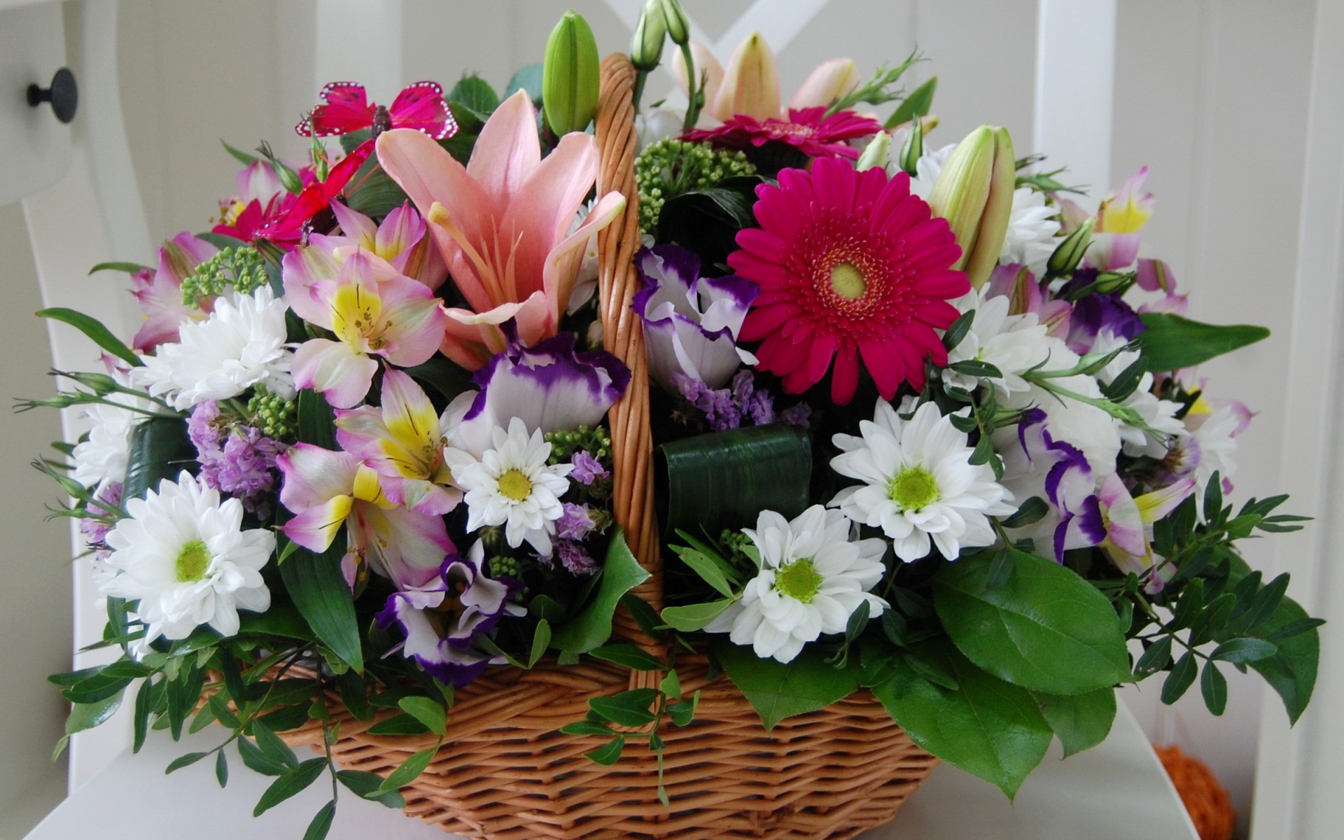 Flowers in a Basket