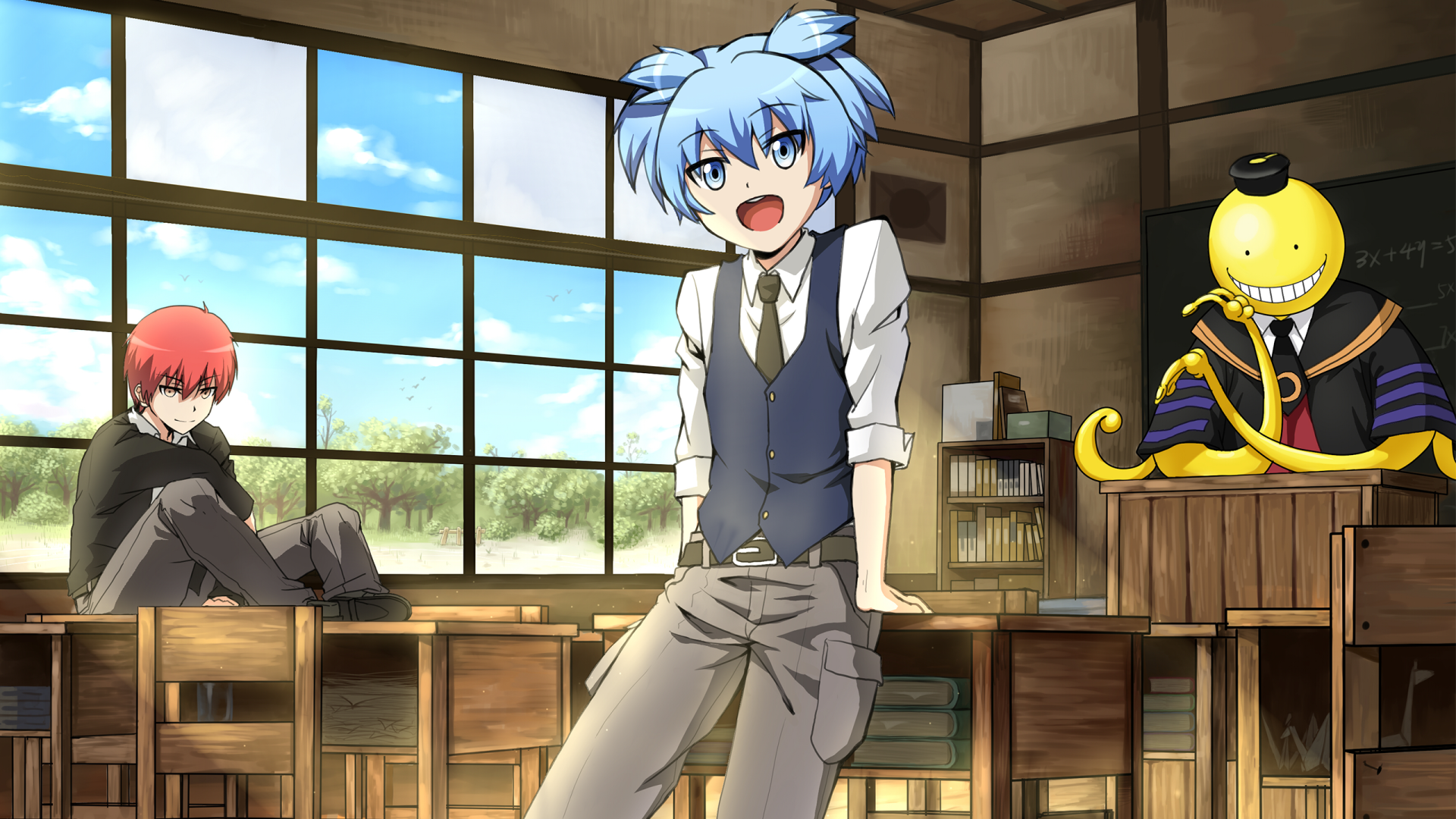 Assassination Classroom HD Wallpaper | Background Image | 2560x1440 | ID:687923 - Wallpaper Abyss