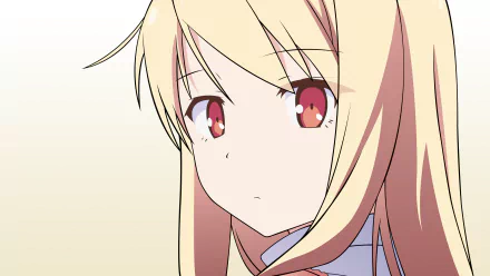HD desktop wallpaper featuring Mashiro Shiina from the anime Sakurasou no Pet na Kanojo. The image shows a close-up of Mashiro's thoughtful expression.