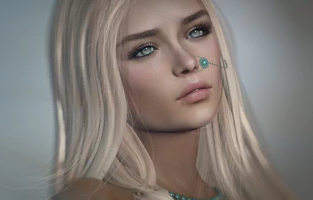  Fantasy Girl with Piercing
