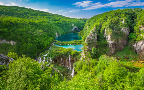  Pliltvice Lake National Park in Croatia
