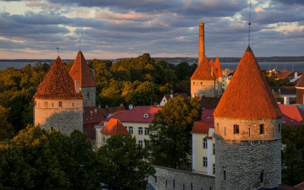 Man Made Tallinn Cities Estonia City House Building HD Wallpaper | Background Image