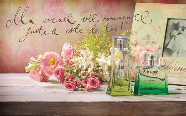 Photography Still Life Paris French Flower Perfume Romantic HD Wallpaper | Background Image