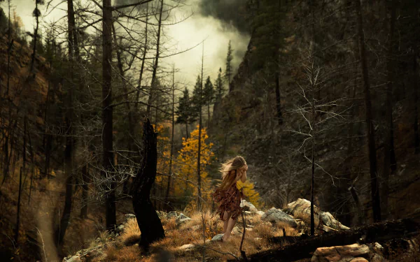 blonde outdoor woman mood HD Desktop Wallpaper | Background Image