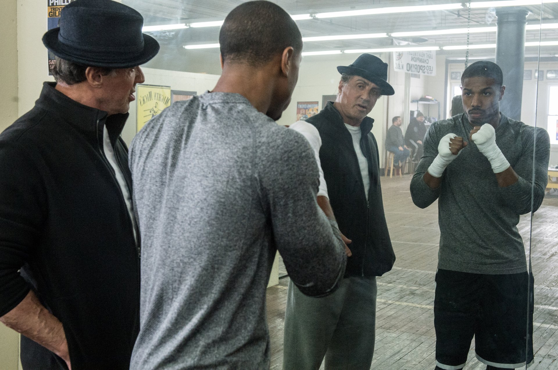 Download Sylvester Stallone Rocky Balboa Michael B. Jordan Adonis Creed ...