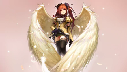wings angel Anime Aquarian Age anime angel HD Desktop Wallpaper | Background Image