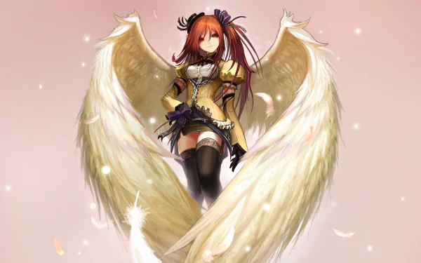 wings angel Anime Aquarian Age anime angel HD Desktop Wallpaper | Background Image