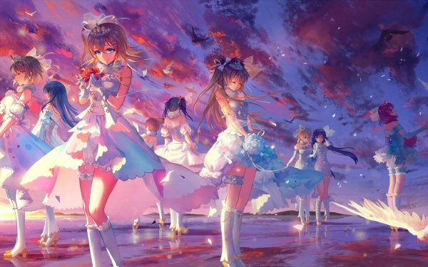 Anime Love Live! Eri Ayase Rin Hoshizora Kotori Minami Maki Nishikino Umi Sonoda Nozomi Tojo Nico Yazawa Honoka Kousaka HD Wallpaper | Background Image