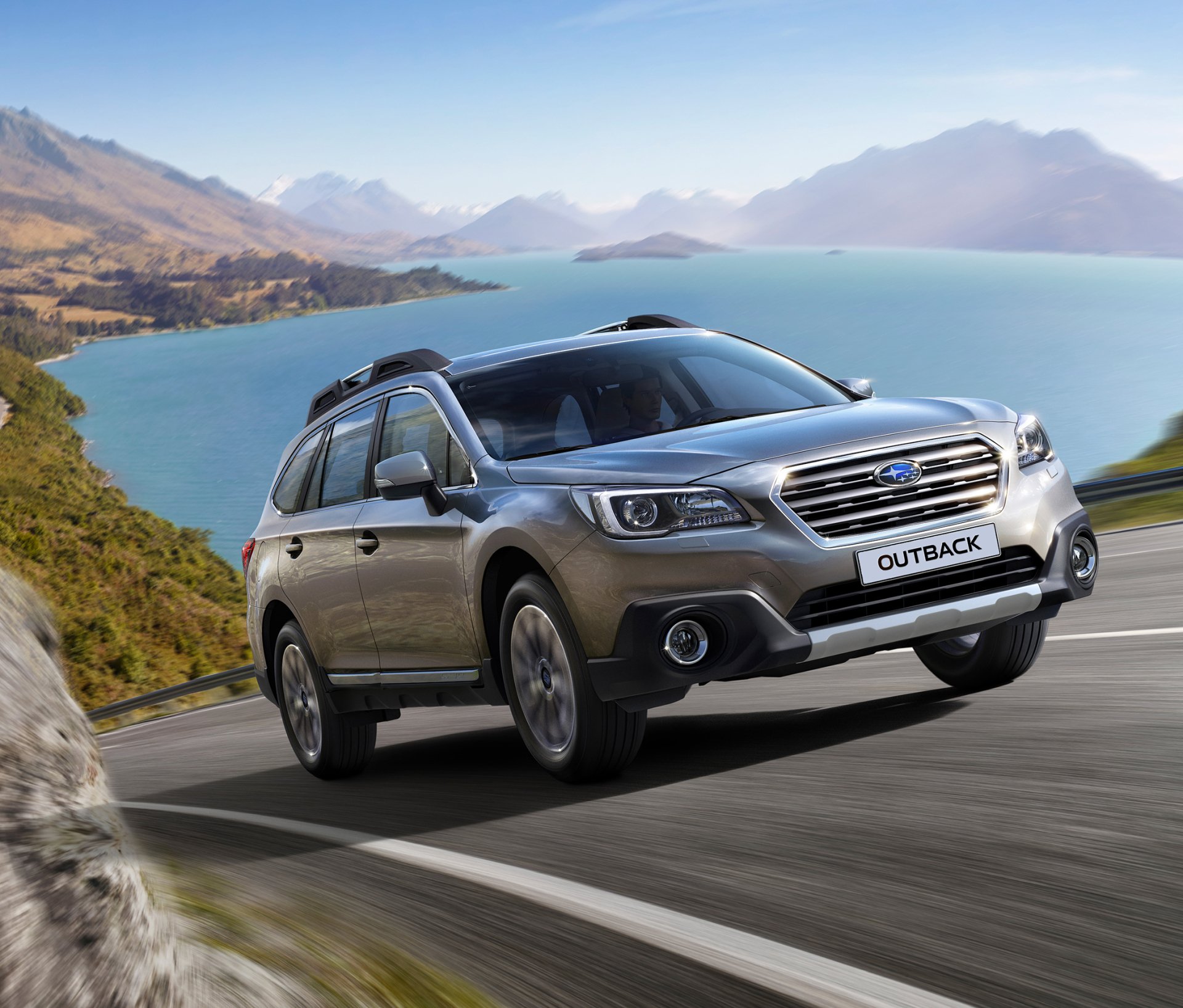 Download Silver Car Car SUV Subaru Vehicle Subaru Outback HD Wallpaper