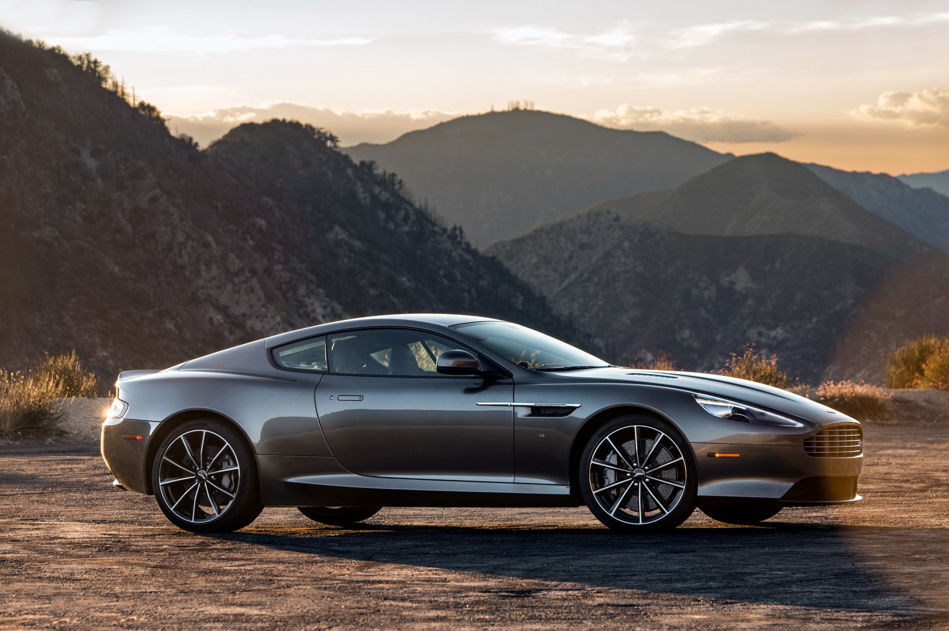 Silver GT Aston Martin DB9 4K Ultra HD Wallpaper 4096x2726 