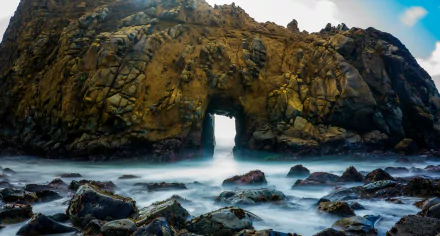  Ocean Rock on Pfeiffer Beach in California