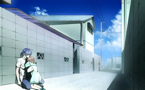 Anime Clannad Crying Couple Sadness Nagisa Furukawa Tomoya Okazaki Fond d'écran HD | Image