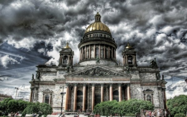 Photography HDR Saint Isaac's Cathedral Saint Petersburg Architecture Russia Cathedral HD Wallpaper | Background Image