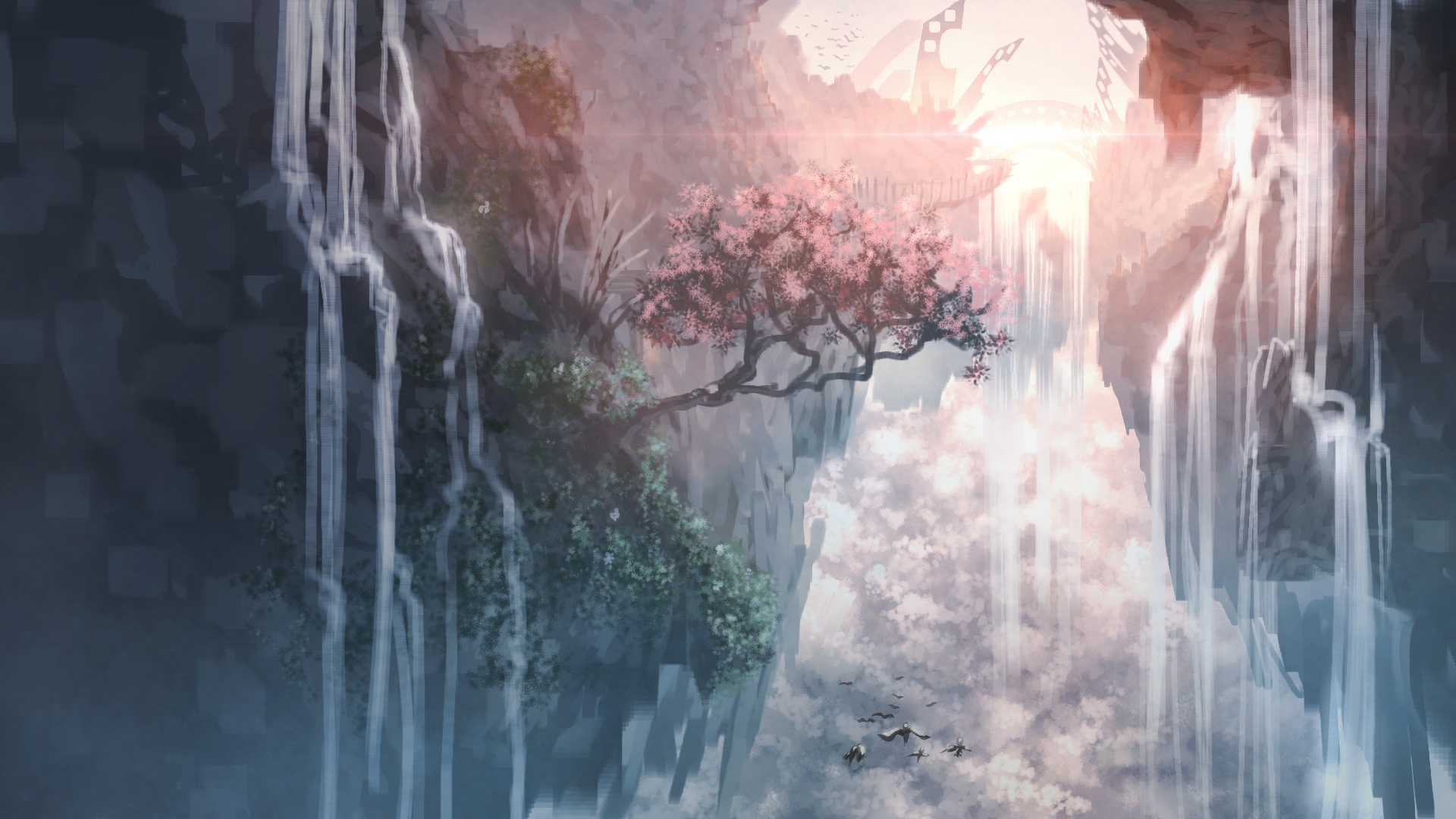 Anime Nature HD Wallpaper | Background Image
