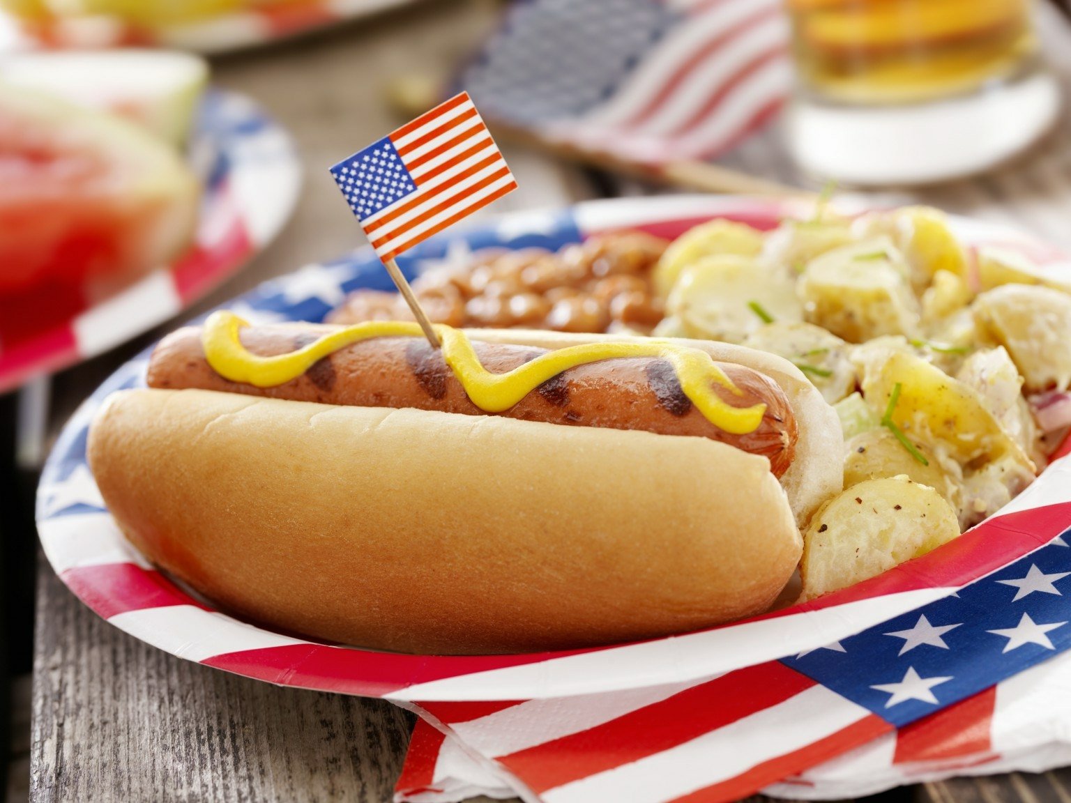 Download Food Hot Dog Wallpaper