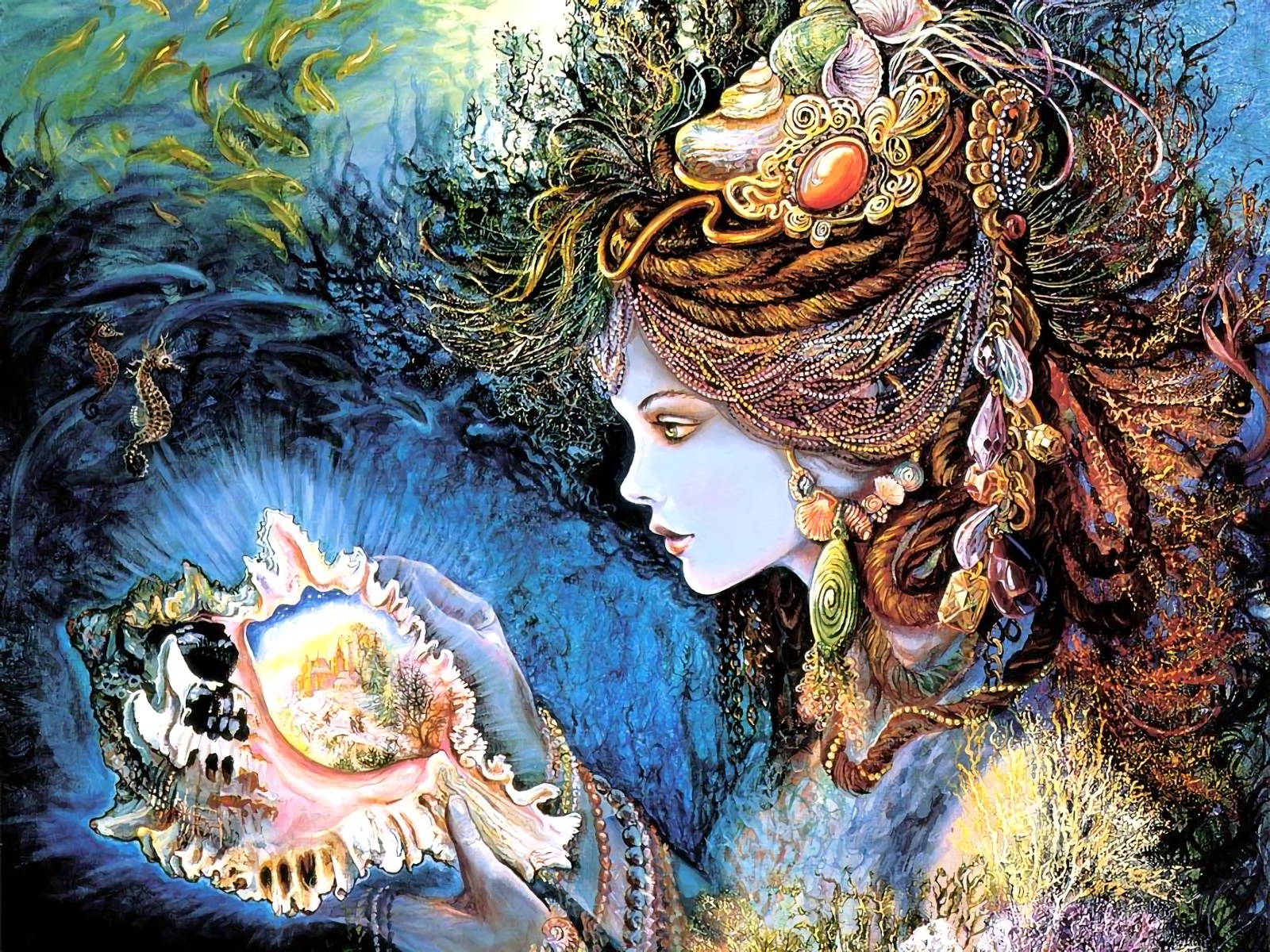 Daughter Of The Deep By Josephine Wall 7672