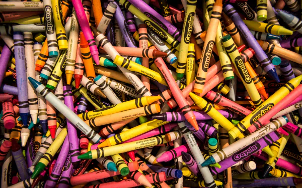 colorful colors photography crayon HD Desktop Wallpaper | Background Image