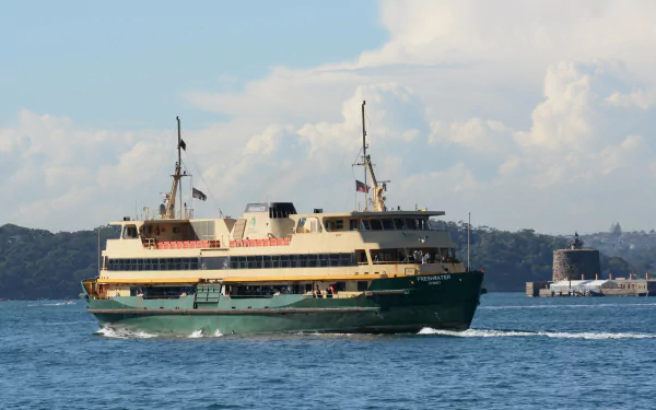  The Freshwater Sydney Passing Fort Denison