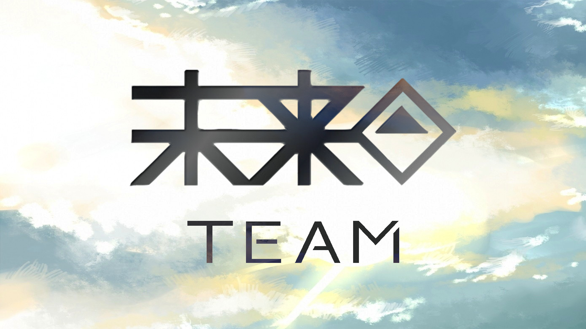 HD PC desktop wallpaper featuring Wave of the Future text in stylized Japanese and English, inspired by the video game Danganronpa.