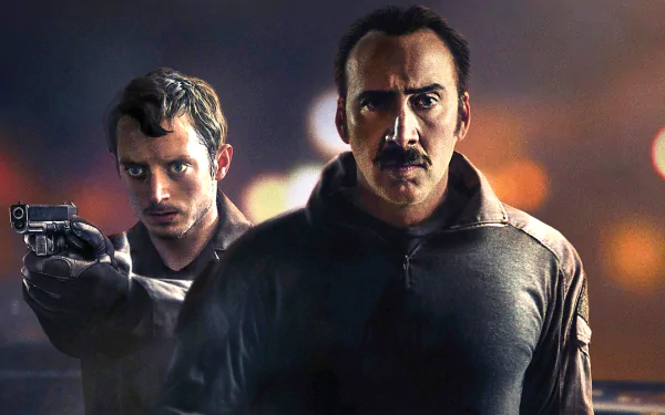 Elijah Wood Nicolas Cage movie The Trust HD Desktop Wallpaper | Background Image