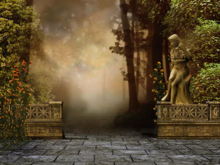  Fantasy Courtyard