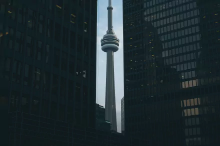 man made CN Tower HD Desktop Wallpaper | Background Image