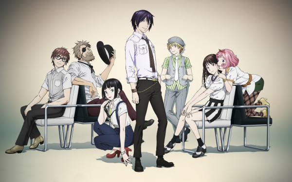 Anime Noragami Yato Hiyori Iki Kofuku Ebisu Tomone Yukine Kazuma Kuraha HD Wallpaper | Background Image