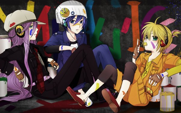 Anime Vocaloid Len Kagamine Kaito Camui Gackpo HD Wallpaper | Background Image